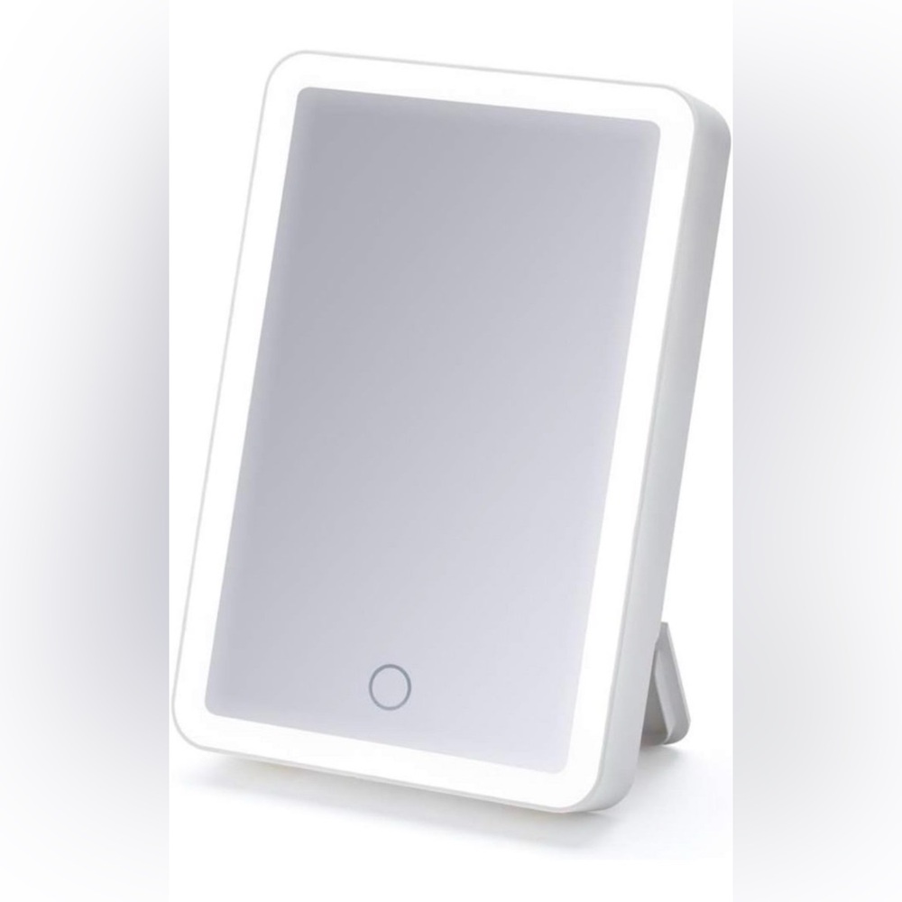 New  iHOME Portable Vanity Mirror with Bluetooth Audio, LED Lighting